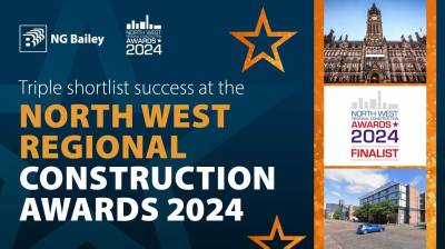 Triple shortlist success at the North West Regional Construction Awards 2024