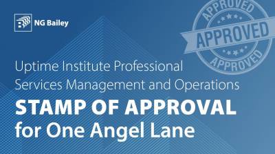 Uptime Institute Professional Services Management and Operations Stamp of Approval for One Angel Lane