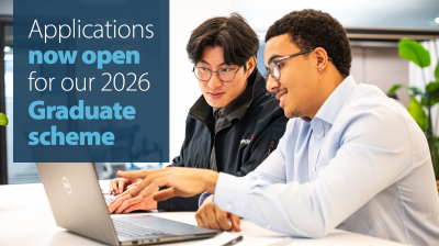 Applications now open for our 2026 Graduate scheme